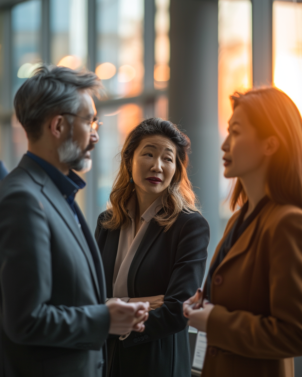 Business-Meeting mit Investoren